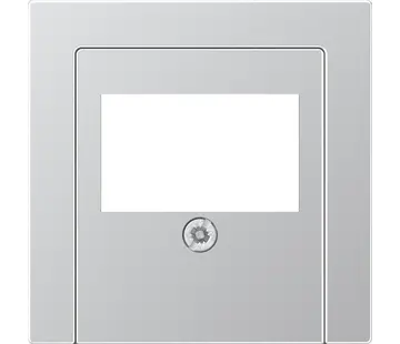 JUNG centraalplaat multimedia A-range aluminium (A 569 PLT AL)