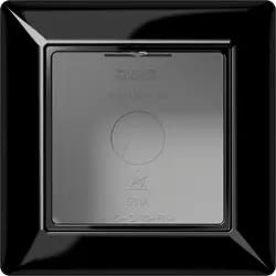 JUNG opbouwbak 1-voudig A-range zwart glans (AS 581 A SW)