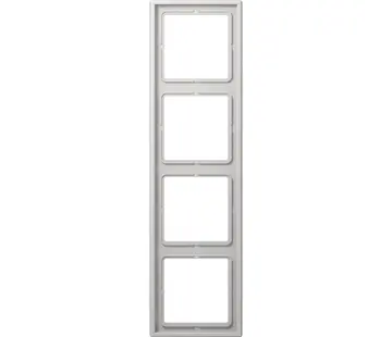 JUNG afdekraam 4-voudig LS990 lichtgrijs (LS 984 LG)