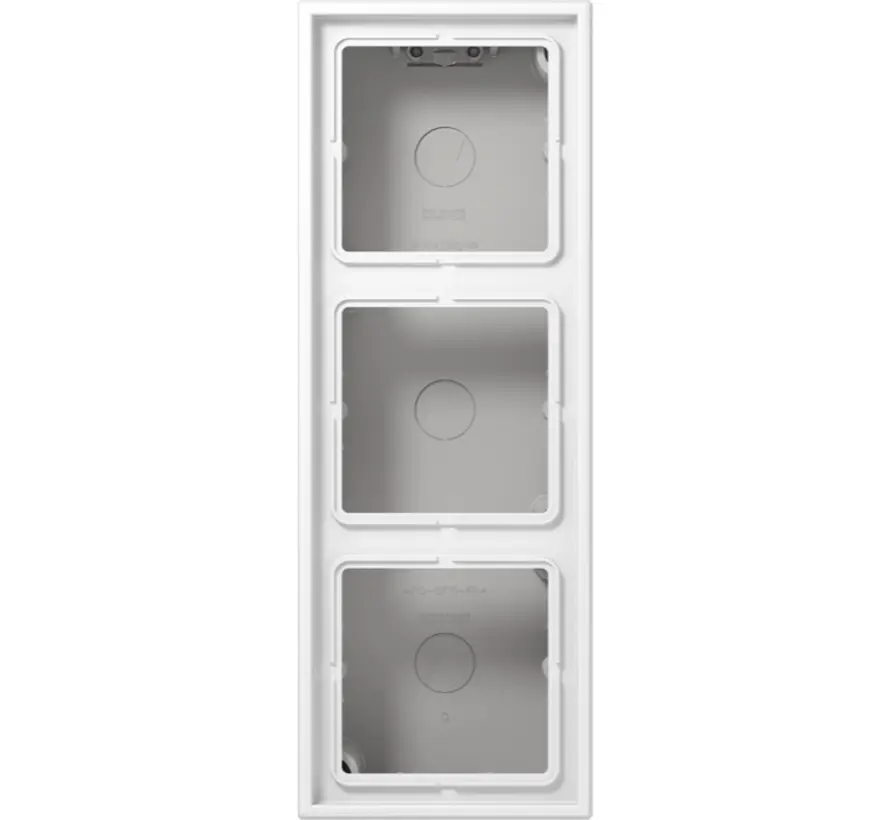 opbouwbak 3-voudig LS990 alpine wit (LS 583 A WW)