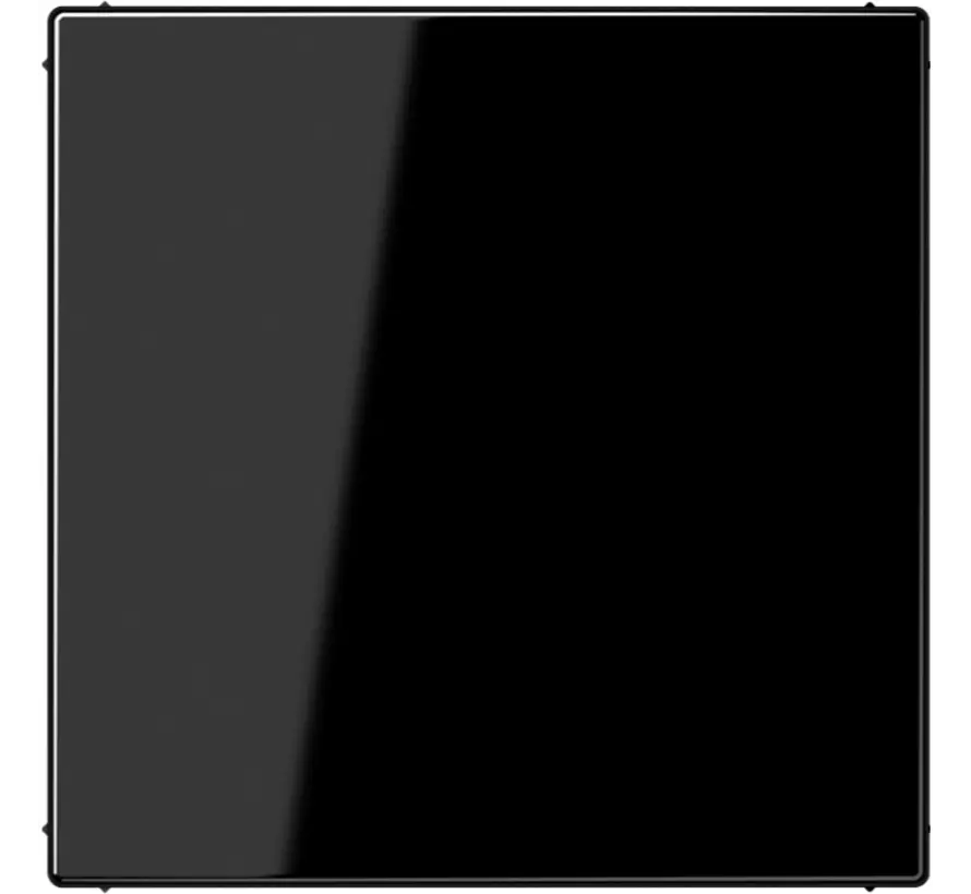 centraalplaat blinddeksel incl. draagframe LS990 zwart glans (LS 994 B SW)