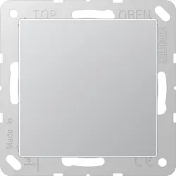 JUNG centraalplaat blinddeksel incl. draagframe A-range aluminium (A 594-0 AL)