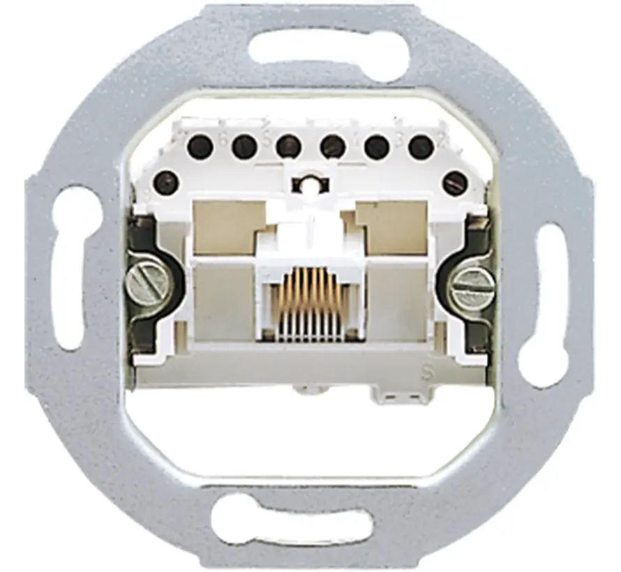 RJ45 datawandcontactdoos CAT3 1-voudig (UAE 8 UPO)