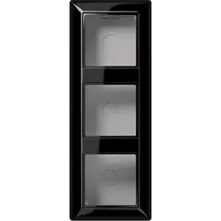 JUNG opbouwbak 3-voudig A-range zwart glans (AS 583 A SW)