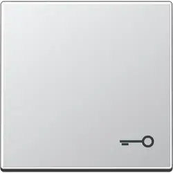 JUNG schakelwip met sleutelsymbool A-range aluminium (A 590 T AL)