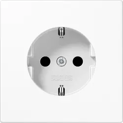 JUNG wandcontactdoos randaarde Safety+ LS990 alpine wit (LS 1520 NKI WW)
