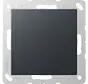 centraalplaat blinddeksel incl. draagframe A-range antraciet mat (A 594-0 ANM)