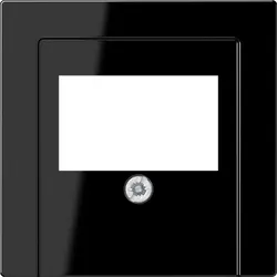 JUNG centraalplaat multimedia A-range zwart glans (A 569 PLT SW)