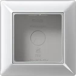 JUNG opbouwbak 1-voudig A-range aluminium (AS 581 A AL)