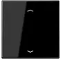 EnOcean draadloze wandzender 2-kanaals met pijlsymbolen LS990 zwart glans (ENO LS 990 P SW)