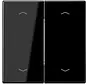 EnOcean draadloze wandzender 4-kanaals met pijlsymbolen LS990 zwart glans (ENO LS 995 MP SW)