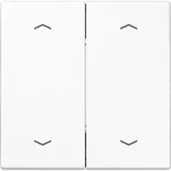 JUNG EnOcean draadloze wandzender 4-kanaals met pijlsymbolen LS990 alpine wit (ENO LS 995 MP WW)