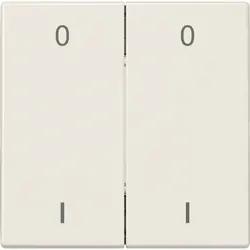 JUNG EnOcean draadloze wandzender 4-kanaals met symbolen 0-1 LS990 creme (ENO LS 995-01)