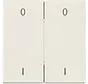 EnOcean draadloze wandzender 4-kanaals met symbolen 0-1 LS990 creme (ENO LS 995-01)