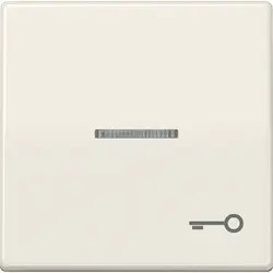 JUNG schakelwip met sleutelsymbool en controlevenster creme (AS 591 KO5T)