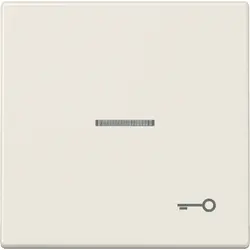 JUNG schakelwip met sleutelsymbool en controlevenster LS990 creme (LS 990 KO5 T)