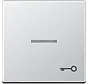 schakelwip met sleutelsymbool en controlevenster A-range aluminium (A 590 KO5 T AL)