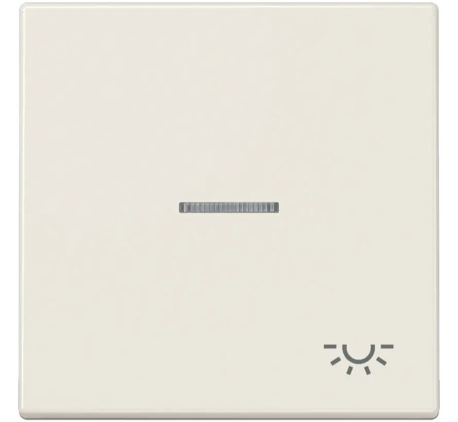 schakelwip met lichtsymbool en controlevenster LS990 creme (LS 990 KO5 L)