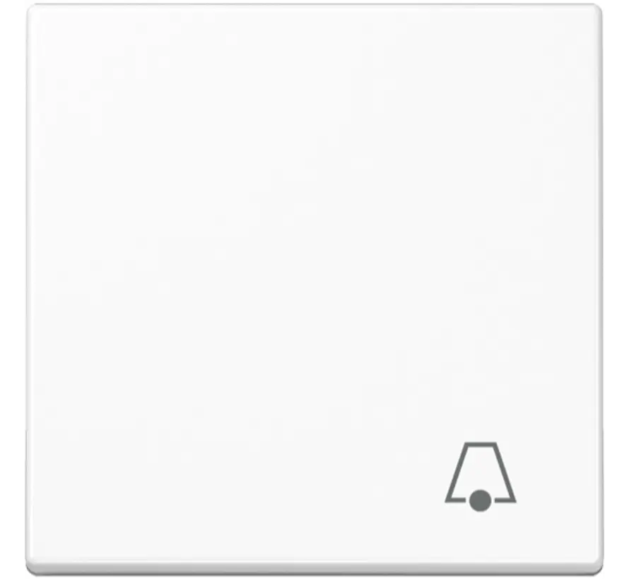 schakelwip met belsymbool A-range alpine wit (A 590 BF K WW)
