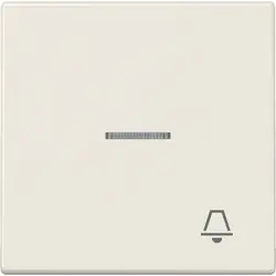 JUNG schakelwip met belsymbool controlevenster LS990 creme (LS 990 KO5 K)