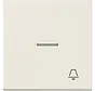schakelwip met belsymbool controlevenster LS990 creme (LS 990 KO5 K)