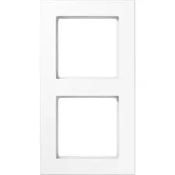 JUNG afdekraam 2-voudig A550 alpine wit (A 5582 BF WW)