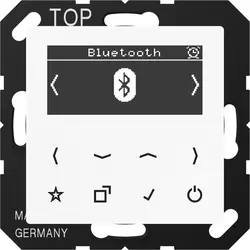 JUNG smart radio DAB+ Bluetooth zonder luidspreker A-range alpine wit (DAB A BT WW)