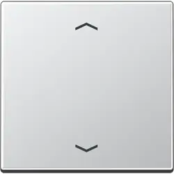 JUNG knop met pijlsymbolen tbv elektronische jaloezieactor A-range aluminium (A 1700 P AL)