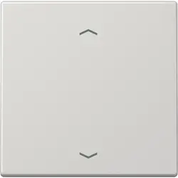 JUNG jaloezieknop tbv elektronische jaloezieactor LS990 lichtgrijs (LS 1700 P LG)