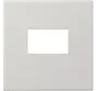 centraalplaat USB-lader met klikbevestiging LS990 licht grijs (LS 1969 USB LG)