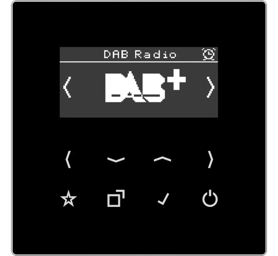 smart radio DAB+ zonder luidspreker LS990 zwart glans (DAB LS SW)
