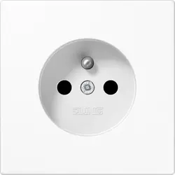 JUNG wandcontactdoos penaarde Safety+ LS990 alpine wit (LS 1520 FKI WW)