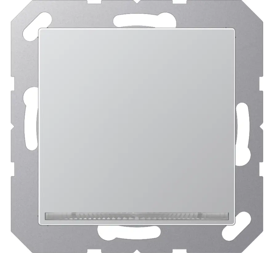 LED-orientatieverlichting zonder lichtsensor A-range aluminium (A 1539-OO AL LNW)