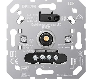 JUNG universele LED-dimmer 3-100 Watt (1731 DD)