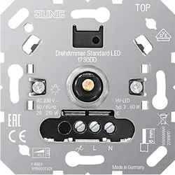 JUNG standaard LED-dimmer 3-60 Watt (1730 DD)