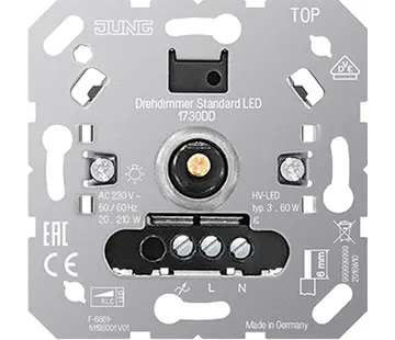 JUNG standaard LED-dimmer 3-60 Watt (1730 DD)