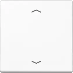 JUNG knop met pijlsymbolen tbv elektronische jaloezieactor A-range alpine wit (A 1700 P WW)