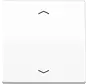 knop met pijlsymbolen tbv elektronische jaloezieactor AS500 alpine wit (AS 1700 P WW)