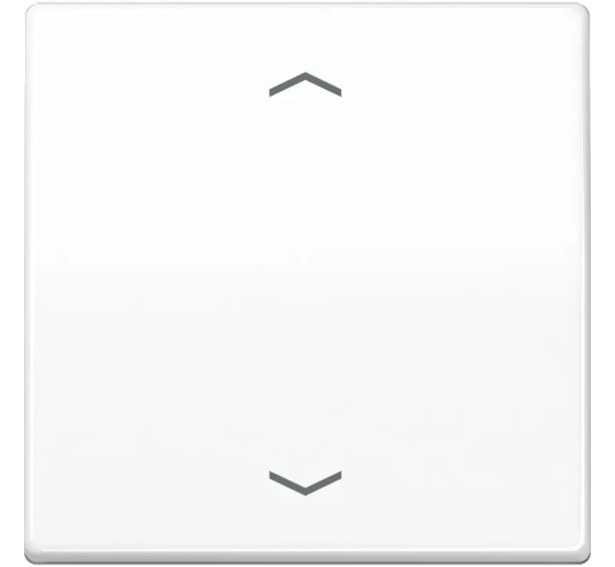 knop met pijlsymbolen tbv elektronische jaloezieactor AS500 alpine wit (AS 1700 P WW)