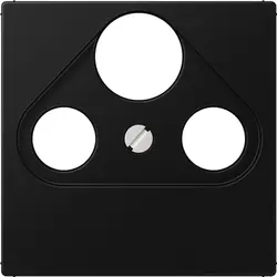 JUNG centraalplaat coax/sat A-range grafietzwart mat (A 561 BFPLSAT SWM)