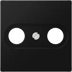JUNG centraalplaat antenne-coax A-range grafietzwart mat (A 561 BFPLTV SWM)