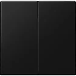 JUNG schakelwip 2-voudig A-range grafietzwart mat (A 595 SWM)
