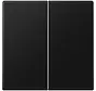 schakelwip 2-voudig A-range grafietzwart mat (A 595 SWM)