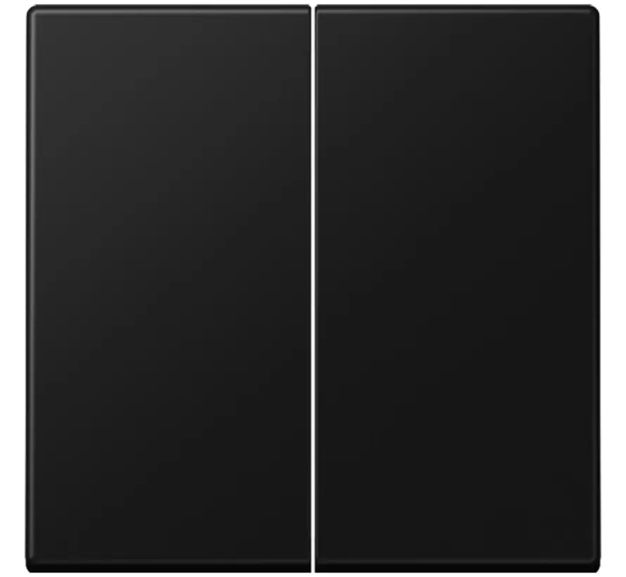 schakelwip 2-voudig A-range grafietzwart mat (A 595 SWM)