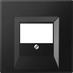 JUNG centraalplaat multimedia LS990 grafietzwart mat (LS 969 T SWM)