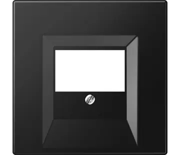 JUNG centraalplaat multimedia LS990 grafietzwart mat (LS 969 T SWM)