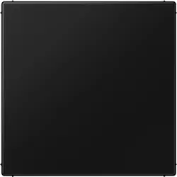 JUNG centraalplaat blinddeksel incl. draagframe LS990 grafietzwart mat (LS 994 B SWM)