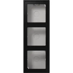 JUNG opbouwbak 3-voudig LS990 grafietzwart mat (LS 583 A SWM)