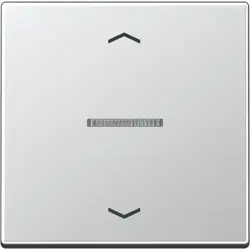 JUNG schakelwip met controlevenster en pijlsymbolen voor HOME draadloze schakelaar A-range aluminium (A 101 KO5P AL)
