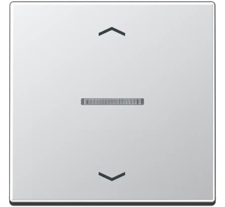 schakelwip met controlevenster en pijlsymbolen voor HOME draadloze schakelaar A-range aluminium (A 101 KO5P AL)
